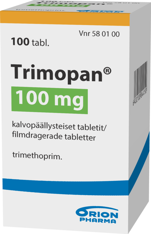 TRIMOPAN 100 mg tabletti, kalvopäällysteinen 1 x 100 kpl