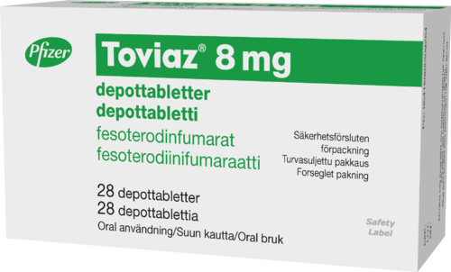 TOVIAZ 8 mg depottabletti 1 x 28 fol