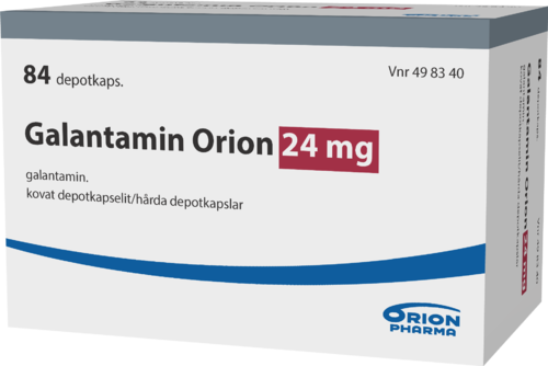 GALANTAMIN ORION 24 mg depotkapseli, kova 1 x 84 fol