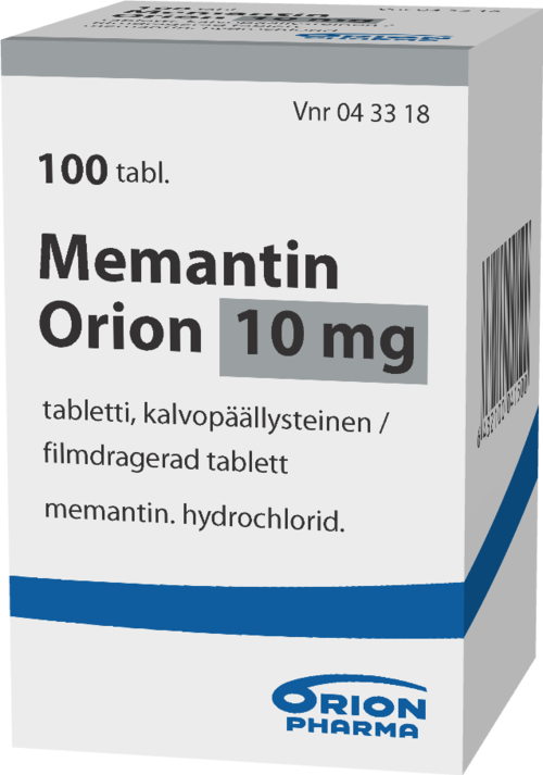 MEMANTIN ORION 10 mg tabletti, kalvopäällysteinen 1 x 100 kpl