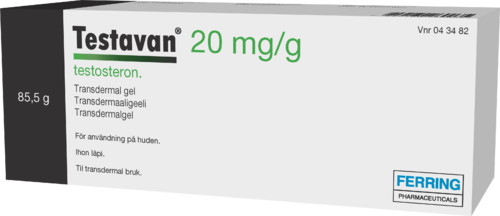 TESTAVAN 20 mg/g transdermaaligeeli 1 x 56 annosta