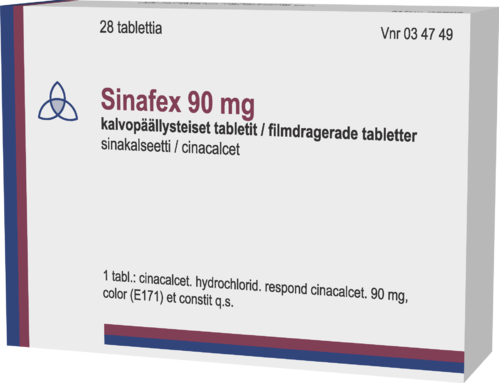 SINAFEX 90 mg tabletti, kalvopäällysteinen 1 x 28 fol