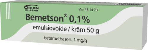 BEMETSON 0,1 % emulsiovoide 1 x 50 g