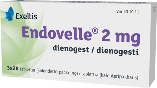 ENDOVELLE 2 mg tabletti 3 x 28 fol