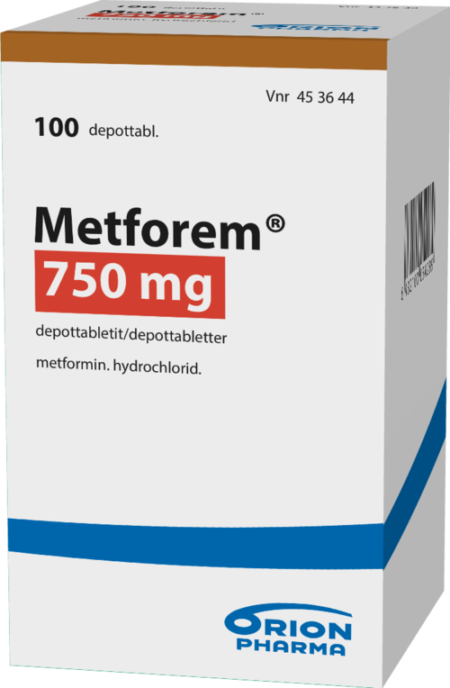 METFOREM 750 mg depottabletti 1 x 100 kpl