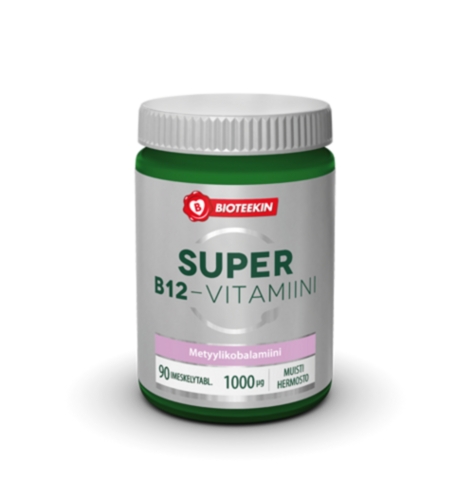 Super B12-vitamiini 90 imeskelytabl