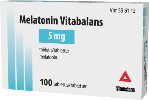 MELATONIN VITABALANS 5 mg tabletti 1 x 100 fol