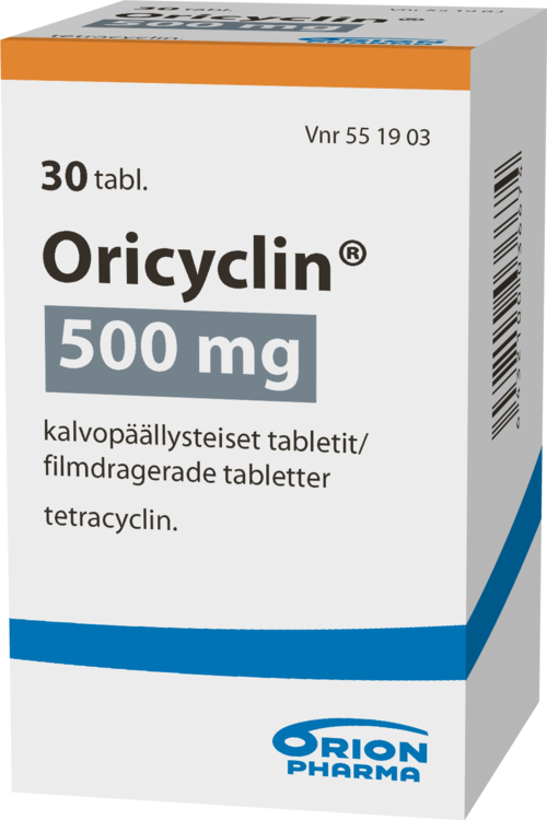 ORICYCLIN 500 mg tabletti, kalvopäällysteinen 1 x 30 kpl