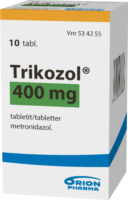 TRIKOZOL 400 mg tabletti 1 x 10 kpl