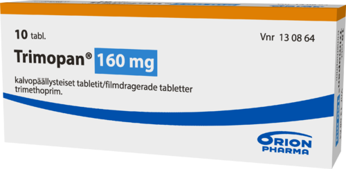 TRIMOPAN 160 mg tabletti, kalvopäällysteinen 1 x 10 fol