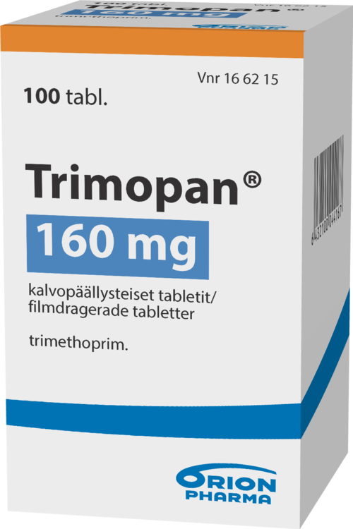 TRIMOPAN 160 mg tabletti, kalvopäällysteinen 1 x 100 kpl