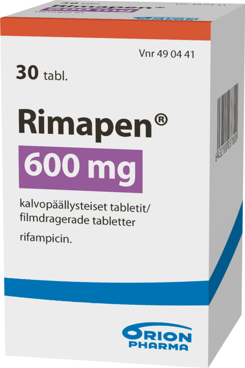 RIMAPEN 600 mg tabletti, kalvopäällysteinen 1 x 30 kpl