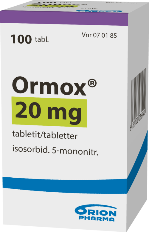 ORMOX 20 mg tabletti 1 x 100 kpl