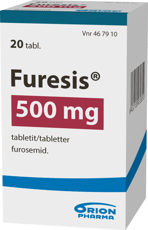FURESIS 500 mg tabletti 1 x 20 kpl
