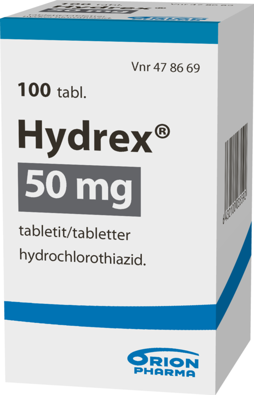 HYDREX 50 mg tabletti 1 x 100 kpl