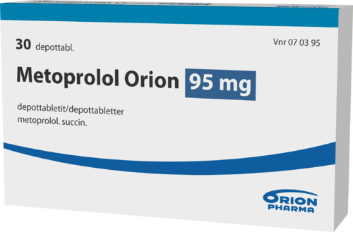 METOPROLOL ORION 95 mg depottabletti 1 x 30 fol