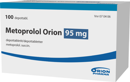 METOPROLOL ORION 95 mg depottabletti 1 x 100 fol