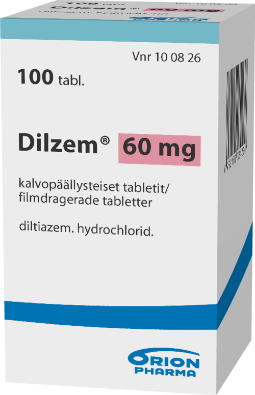 DILZEM 60 mg tabletti, kalvopäällysteinen 1 x 100 kpl