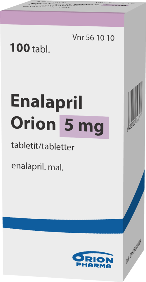 ENALAPRIL ORION 5 mg tabletti 1 x 100 kpl