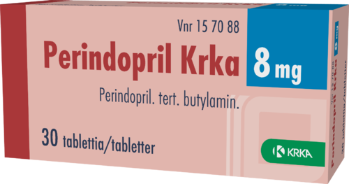 PERINDOPRIL KRKA 8 mg tabletti 1 x 30 fol