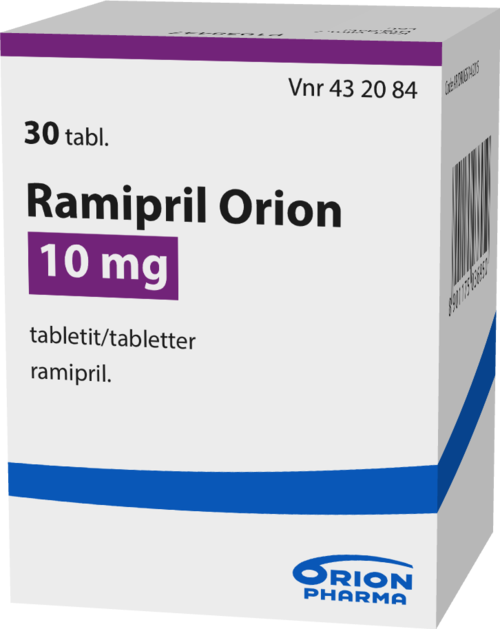 RAMIPRIL ORION 10 mg tabletti 1 x 30 kpl
