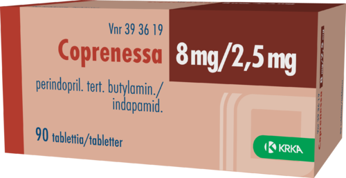 COPRENESSA 8/2,5 mg tabletti 1 x 90 fol