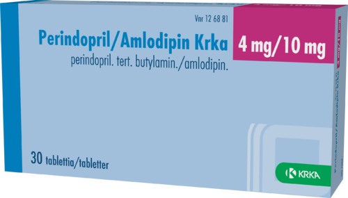PERINDOPRIL/AMLODIPIN KRKA 4/10 mg tabletti 1 x 30 fol