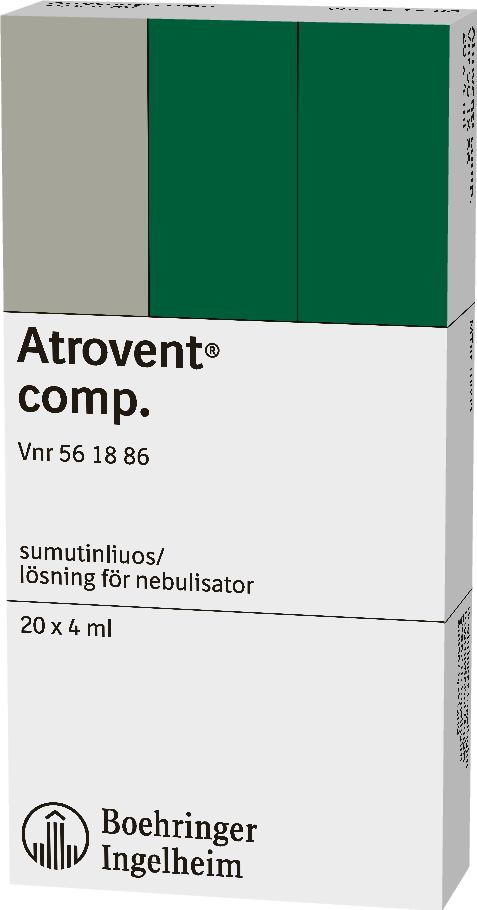 ATROVENT COMP. 0,5/1,25 mg/annos sumutinliuos 20 x 4 ml