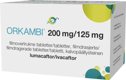ORKAMBI 200/125 mg tabletti, kalvopäällysteinen 1 x 112 fol