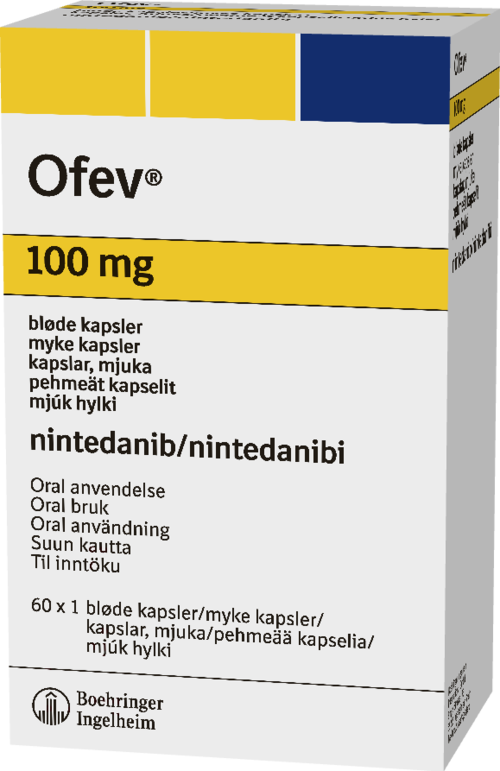 OFEV 100 mg kapseli, pehmeä 60 x 1 fol