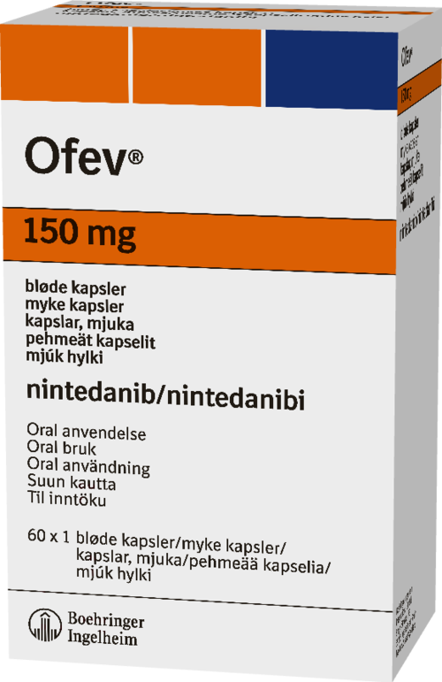 OFEV 150 mg kapseli, pehmeä 1 x 60 fol