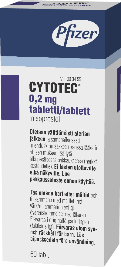 CYTOTEC 0,2 mg tabletti 1 x 60 fol