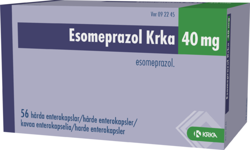 ESOMEPRAZOL KRKA 40 mg enterokapseli, kova 1 x 56 fol