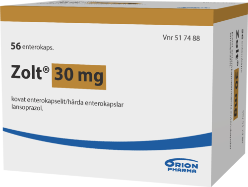 ZOLT 30 mg enterokapseli, kova 1 x 56 fol
