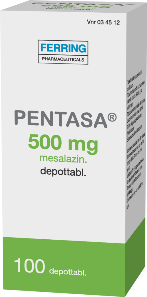 PENTASA 500 mg depottabletti 1 x 100 fol