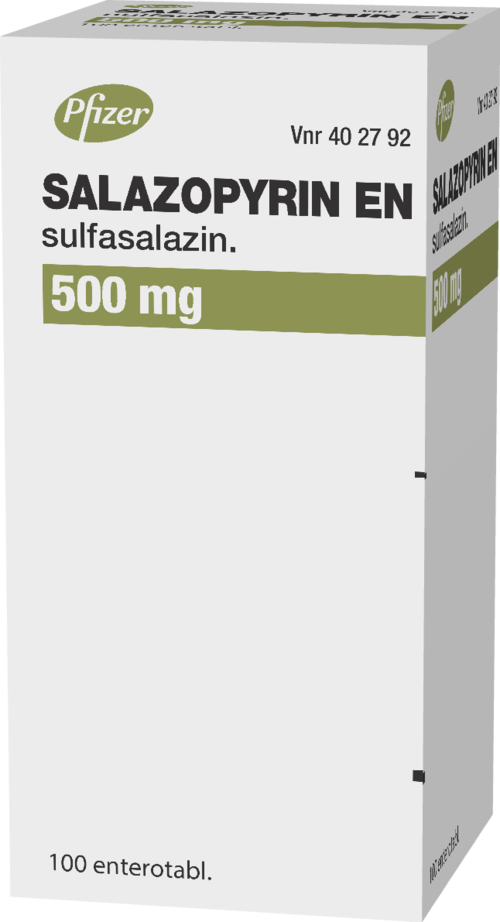 SALAZOPYRIN EN 500 mg enterotabletti 1 x 100 kpl