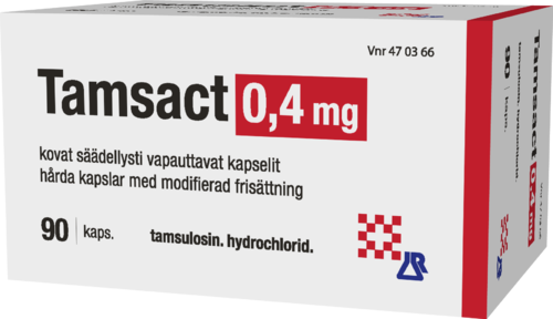 TAMSACT 0,4 mg säädellysti vapauttava kapseli, kova 1 x 90 fol