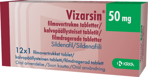VIZARSIN 50 mg tabletti, kalvopäällysteinen 12 x 1 fol