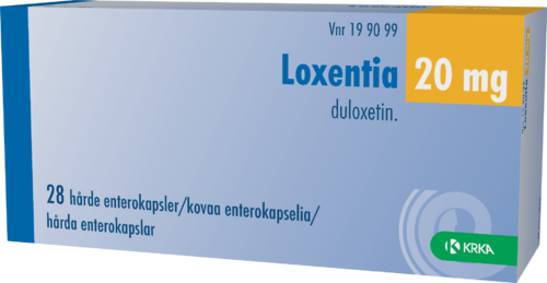LOXENTIA 20 mg enterokapseli, kova 1 x 28 fol
