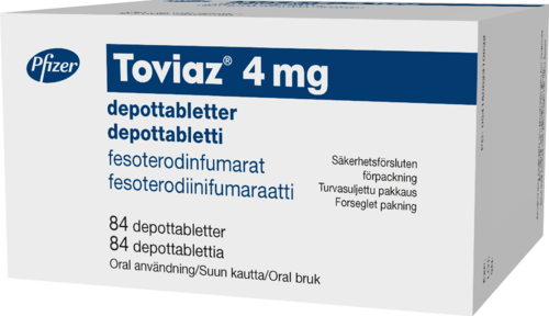 TOVIAZ 4 mg depottabletti 1 x 84 fol
