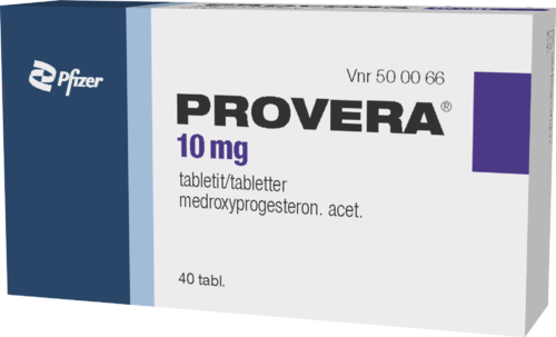 PROVERA 10 mg tabletti 1 x 40 fol