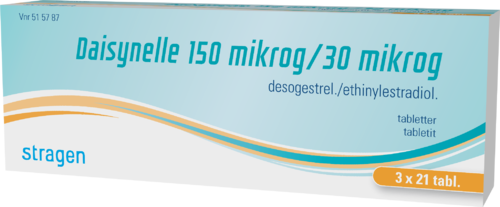 DAISYNELLE 150/30 mikrog tabletti 3 x 21 fol