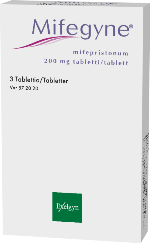 MIFEGYNE 200 mg tabletti 3 x 1 fol