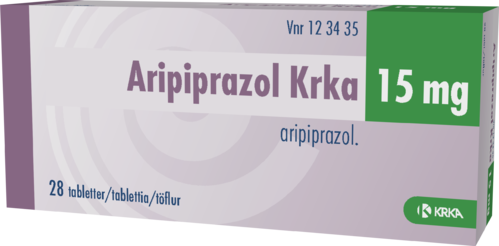 ARIPIPRAZOL KRKA 15 mg tabletti 1 x 28 fol