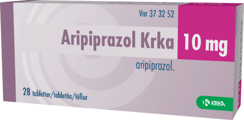 ARIPIPRAZOL KRKA 10 mg tabletti 1 x 28 fol