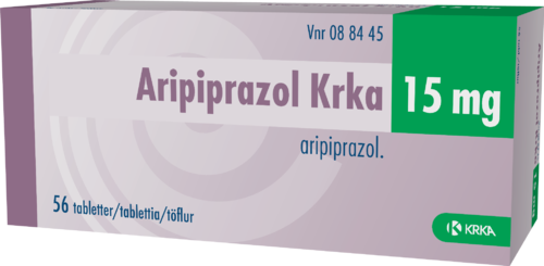 ARIPIPRAZOL KRKA 15 mg tabletti 1 x 56 fol
