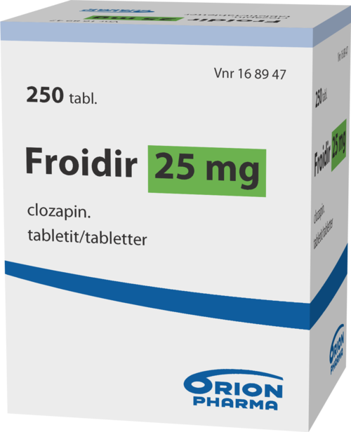 FROIDIR 25 mg tabletti 1 x 250 kpl