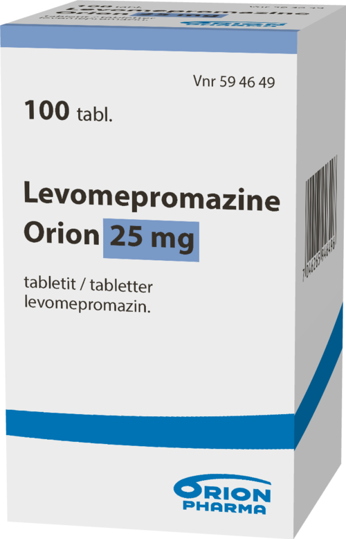 LEVOMEPROMAZINE ORION 25 mg tabletti 1 x 100 kpl