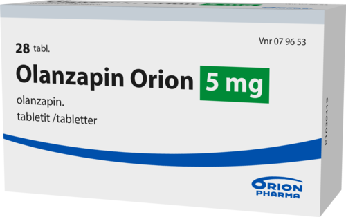 OLANZAPIN ORION 5 mg tabletti 1 x 28 fol