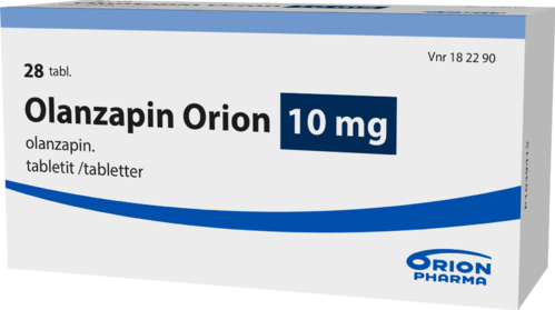 OLANZAPIN ORION 10 mg tabletti 1 x 28 fol